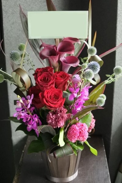 画像4: 御祝アレンジ（トールタイプ）8,000円 (4)