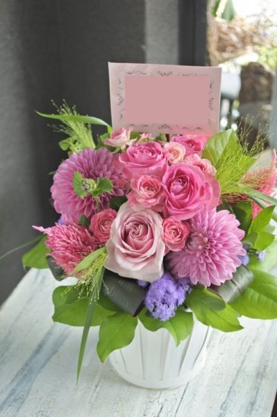 画像4: 御祝アレンジ（ドームタイプ）6,500円 (4)